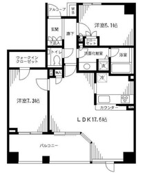 パークハウス旗の台六丁目の物件間取画像